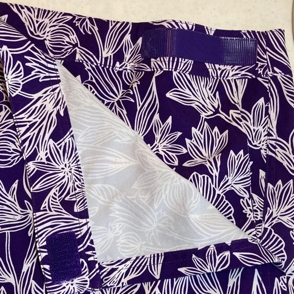 Floral Purple Mini Skirt - Picture 5 of 7